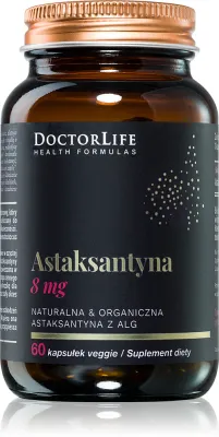 Биологически активная добавка Doctor Life Astaksantyna с астаксантином, для спортсменов, 60 капсул