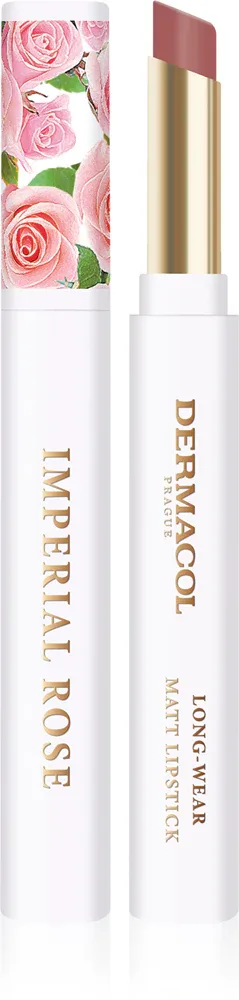 Помада для губ Dermacol Imperial Rose матовая, стойкая, 1,6 г, оттенок 01