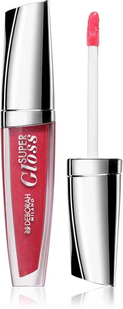 Блеск для губ Deborah Milano Super Gloss увлажняющий, с гиалуроновой кислотой, 4,5 г, оттенок 4  Pearly Cherry