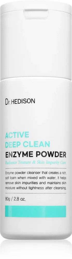 Пудра для умывания Dr. HEDISON Active Deep Clean Enzyme Powder энзимная, отшелушивающая, 80 г