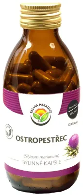 Капсулы травяные Salvia Paradise Ostropest marianski bylinne kapsle с расторопшей, 120 капсул