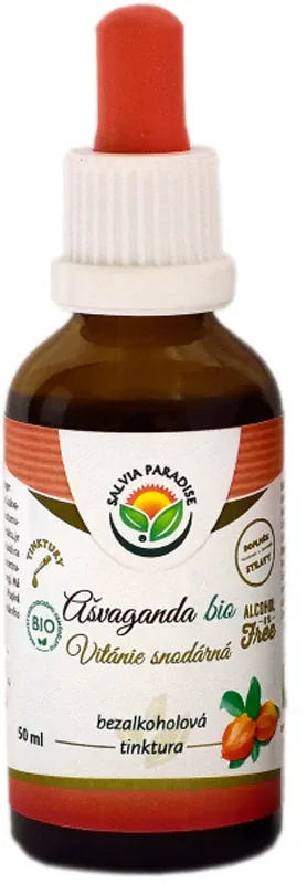 Настойка Salvia Paradise Ashwagandha tinktura bezalkoholowa безалкогольная, из ашваганды, 50 мл