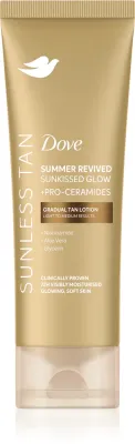 Автозагар для тела Dove Summer Revived Sunless Tan со стойким эффектом интенсивного загара, оттенок Fair 200 мл