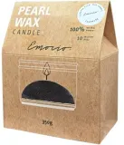 Свеча ароматическая Emocio Pearl wax Cashmere Black с пудровым ароматом, 350 г — фото 1