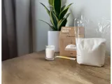 Свеча декоративная Emocio Pearl Wax White с хлопковым фитилём, белая, 350 г — фото 4