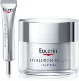 Набор для ухода за лицом Eucerin Hyaluron-Filler Anti-age Care дневной крем SPF 30 и крем для век, 1 шт — фото 1