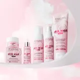 Крем для лица Eveline Cosmetics Pink Snail Glazed Skin Effect с гиалуроновой кислотой и маслом ши, 50 мл — фото 8