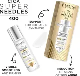 Сыворотка для лица Eveline Cosmetics Cica Super Needles 400 с гиалуроновой кислотой, с пептидами, 30 мл — фото 2