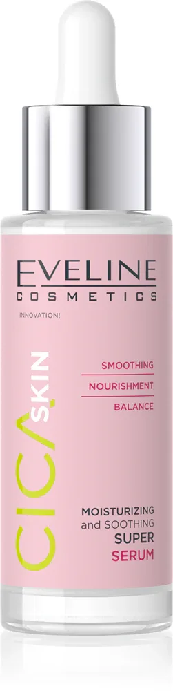 Сыворотка для лица Eveline Cosmetics Cica Skin Serum с мадекассозидом, для любого типа кожи, 30 мл