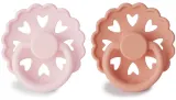 Пустышки FRIGG Fairytale Round Silicone 2-Pack Size 2 силиконовые, эргономичные, 2 шт — фото 2