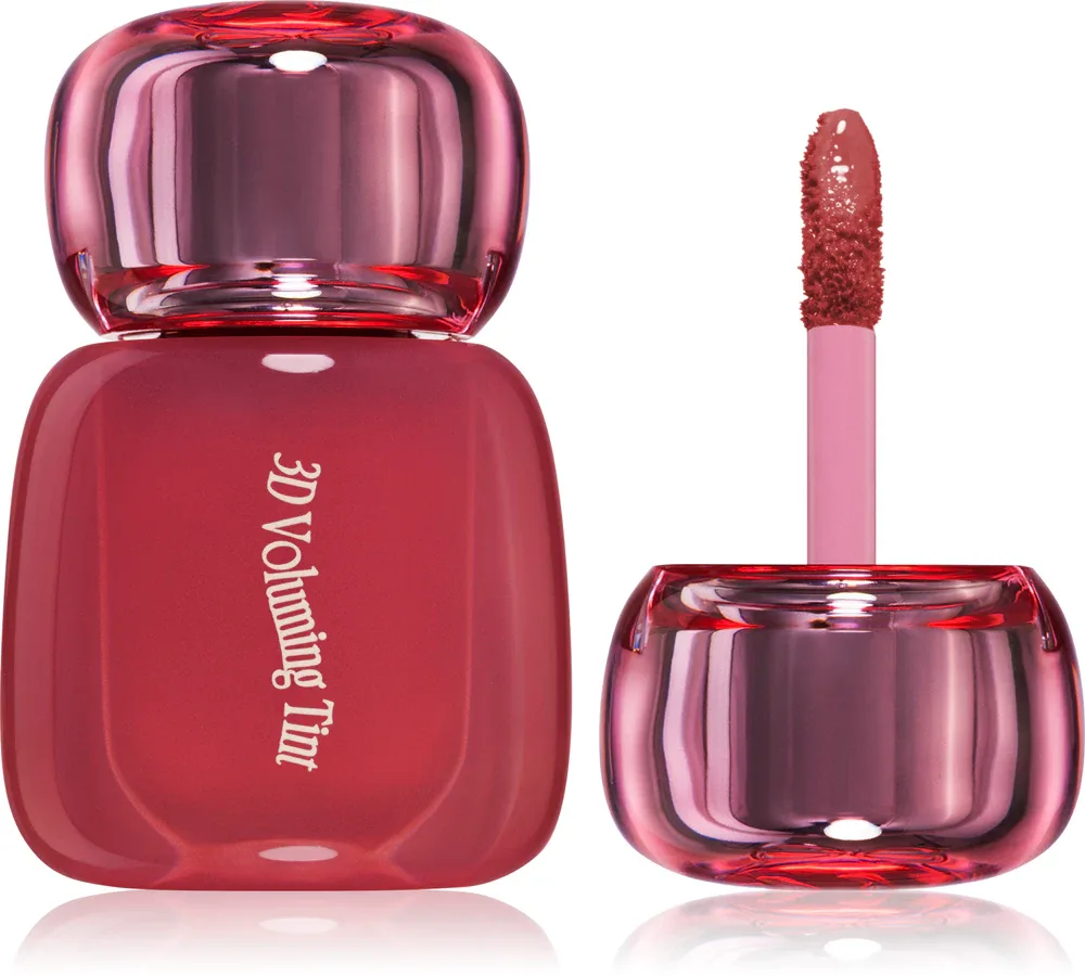 Тинт для губ fwee 3D Voluming Tint с высоким блеском, стойкий, 3,8 г, оттенок 09 Apple Dip