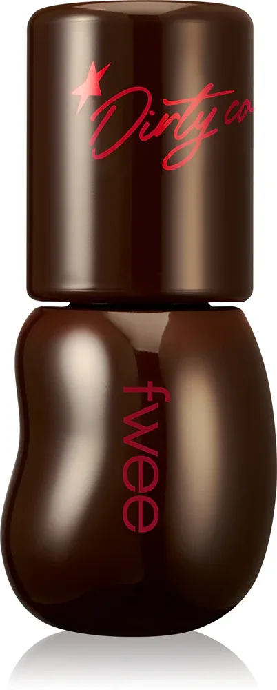 Масло-блеск для губ fwee 3D Voluming Gloss Cola Edition с маслом ши и миндальным маслом, 5,3 г, оттенок 13 Dirty Cola 70%