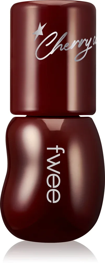 Масло-блеск для губ fwee 3D Voluming Gloss Cola Edition с маслом ши и миндальным маслом, 5,3 г, оттенок 12 Cherry Cola 70%