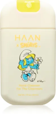Гигиенический гель для рук HAAN Smurfette антибактериальный, со свежим ароматом, 30 мл