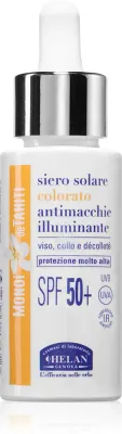 Сыворотка солнцезащитная для лица Helan MONOI de TAHITI Tinted Sun Serum тонирующая, с минеральным фильтром, 30 мл SPF 50+