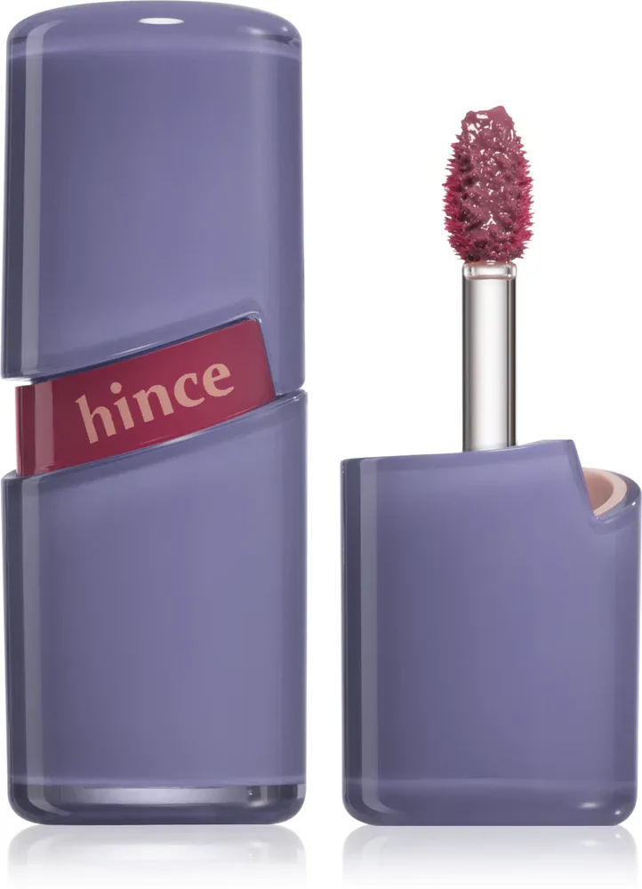 Блеск для губ hince Raw Glow Gel Tint увлажняющий, гелевый, с аппликатором, 4 мл, оттенок 009 Raw Lilac