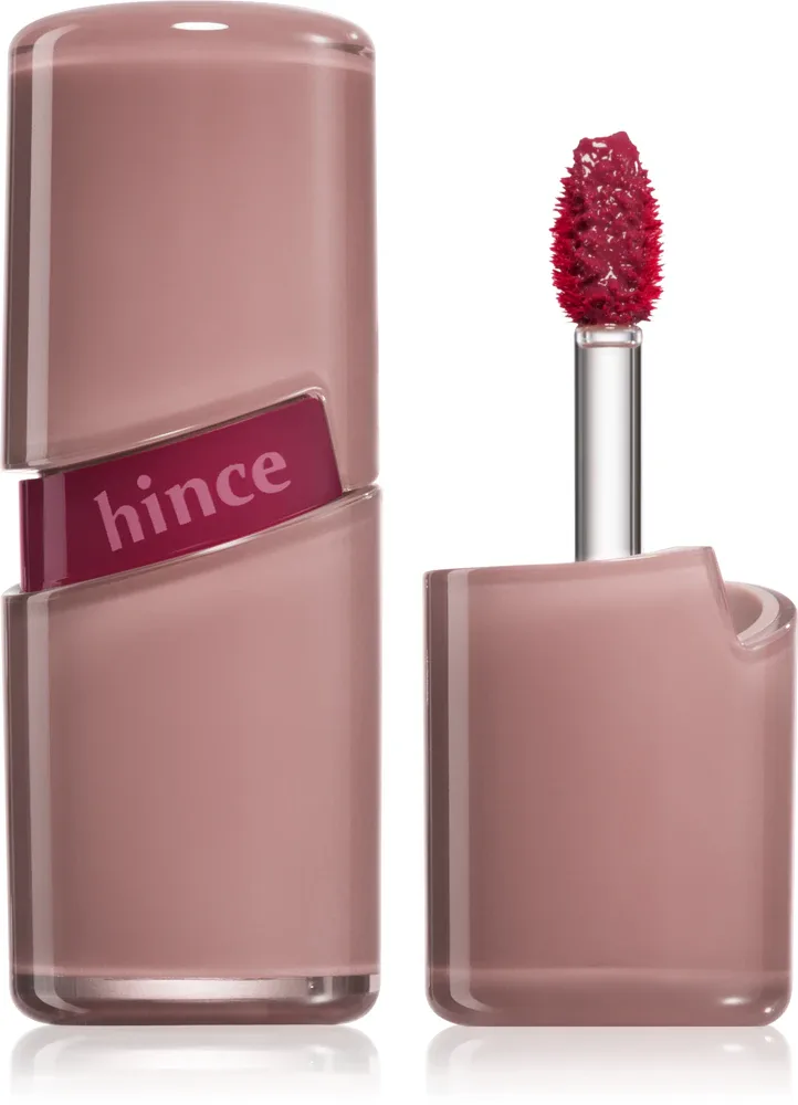 Блеск для губ hince Raw Glow Gel Tint увлажняющий, гелевый, с аппликатором, 4 мл, оттенок 005 Hibiscus