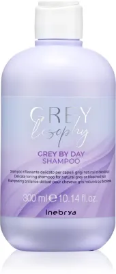 Шампунь для волос Inebrya Greylosophy Grey By Day Shampoo для седых волос, с маслом авокадо, 300 мл