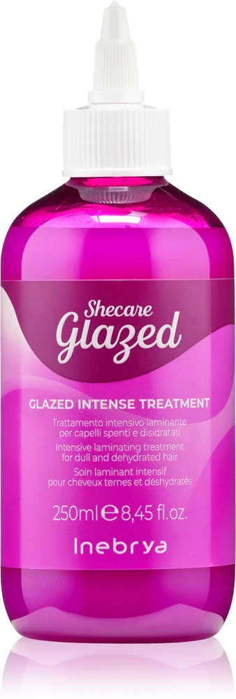 Сыворотка для волос Inebrya Shecare Glazed Intense Treatment несмываемая, для блеска, 250 мл