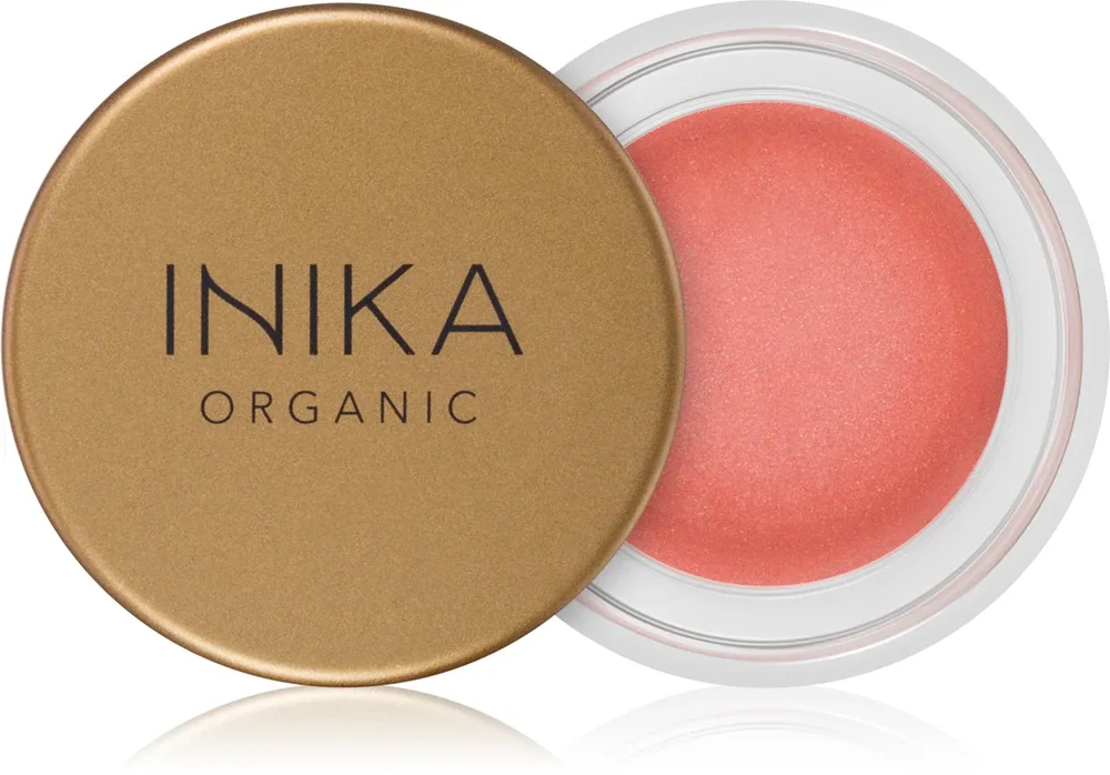 Кремовое средство для губ и щёк INIKA Organic Lip Cheek многофункциональное, с перламутровым эффектом, 3,5 г, оттенок Morning