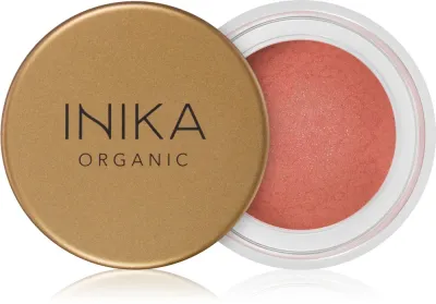 Кремовое средство для губ и щёк INIKA Organic Lip Cheek многофункциональное, с перламутровым эффектом, 3,5 г, оттенок Dust