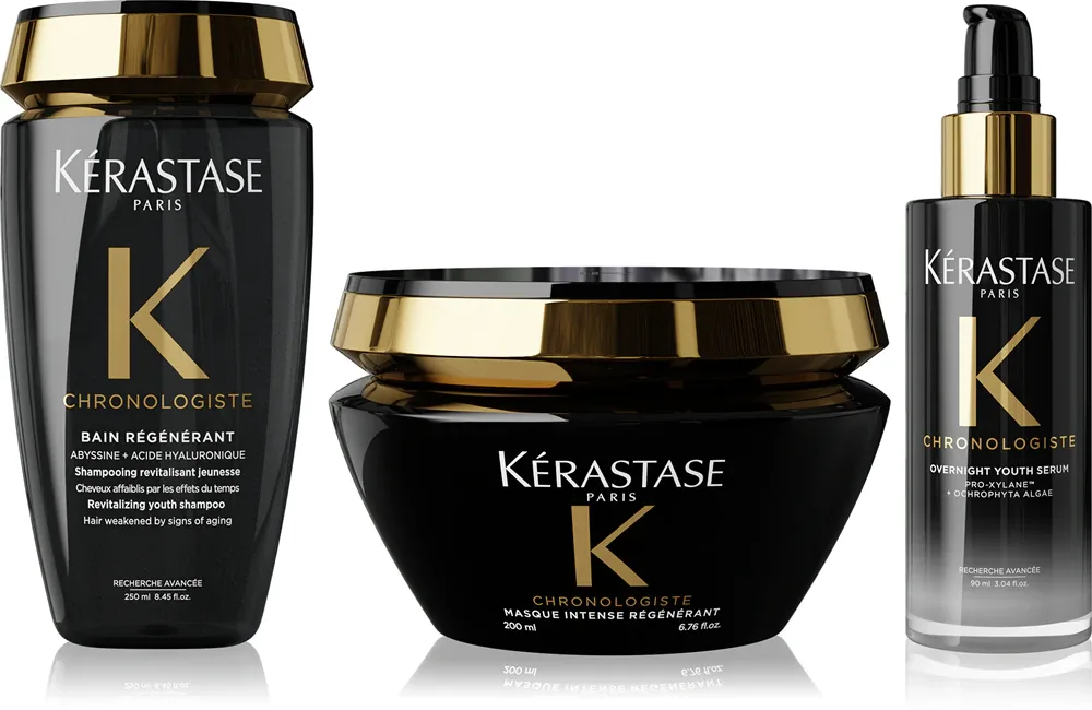 Kérastase Chronologiste - Набор для ухода за волосами Kerastase Chronologiste шампунь, маска и ночная сыворотка, 1 шт