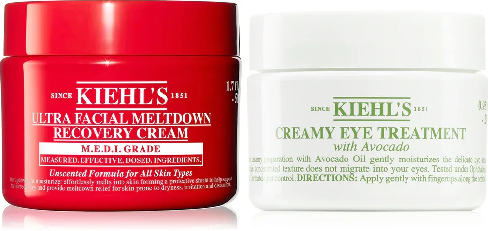 Kiehl's Ultra Facial Intense Hydration Duo - Набор для ухода за лицом Ultra Facial Intense Hydration Duo крем для лица и уход для области глаз, 1 шт