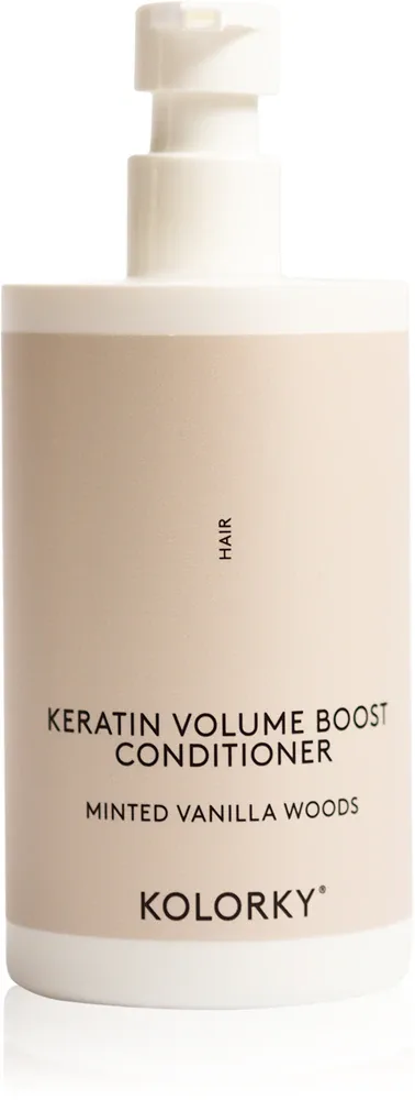 Кондиционер для волос Kolorky Keratine Volume Boost Conditioner для объёма, с кератином, 390 мл Minted Vanilla Woods