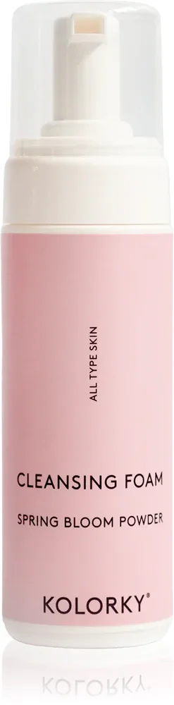 Пенка для умывания Kolorky Cleansing Foam очищающая, с экстрактом календулы, 150 мл Spring Bloom Powder