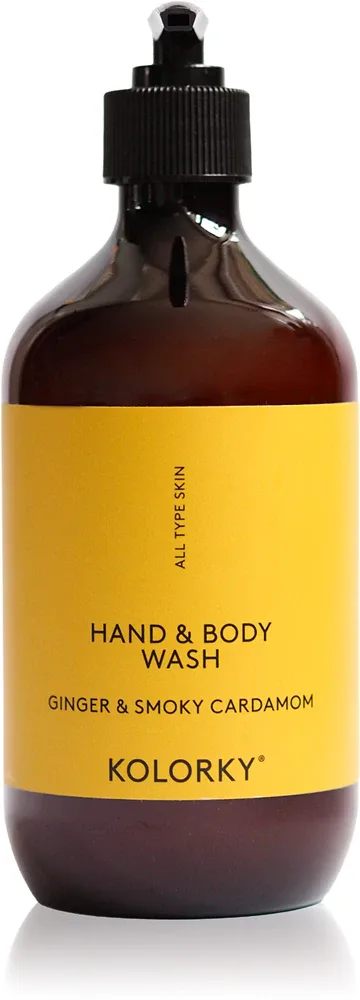 Гель для душа Kolorky Hand Body Wash для тела и рук, 490 мл Ginger & Smoky Cardamom