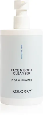 Гель для умывания и душа Kolorky Face Body Cleanser для лица и тела, 390 мл Floral Powder