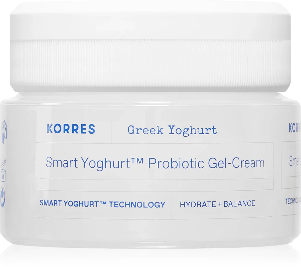 Гель-крем для лица Korres Smart Yoghurt Probiotic Gel-Cream увлажняющий, с пробиотиками, 40 мл