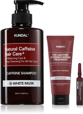 Набор для ухода за волосами KUNDAL Caffeine Strengthening с кофеином, 1 шт