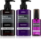 Набор для ухода за волосами KUNDAL Honey Macadamia Pink Grapefruit для сухих и повреждённых волос, 1 шт — фото 1
