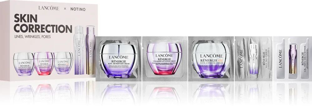 Lancôme Skin Correction - Набор миниатюр для ухода за лицом Lancome Skin Correction кремы и сыворотки Renergie