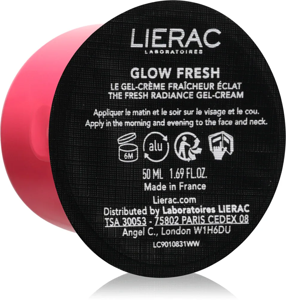 Гель-крем для лица Lierac Glow Fresh The Radiance Plumping Gel-Cream для нормальной и комбинированной кожи, 50 мл