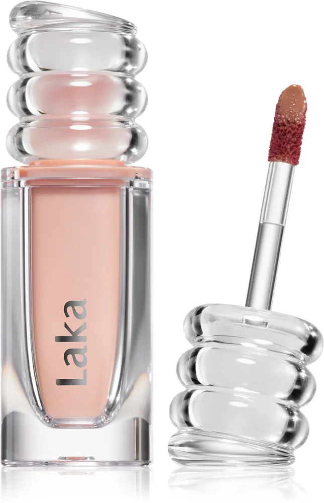 Блеск для губ Laka Maxi Glayer Tint с эффектом объёма, увлажняющий, 3,8 г, оттенок 601 Linen