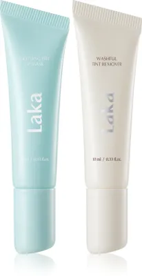 Набор для губ Laka Lip Prep Duo маска и средство для снятия макияжа, по 10 мл