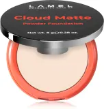 Тональная основа-пудра LAMEL Cloud Matte Powder Foundation матирующая, с плотным покрытием, 8 г, оттенок 01 Fair Ivory — фото 1
