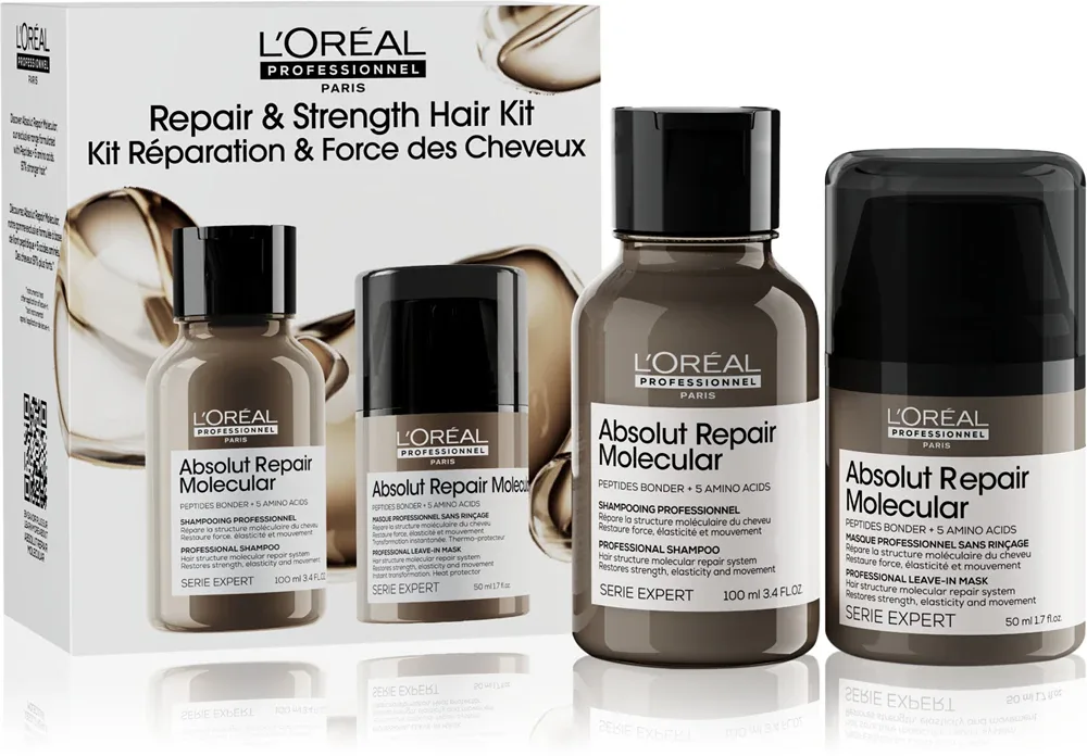 L’Oréal Professionnel Serie Expert Absolut Repair Molecular - Набор для ухода за волосами L’Oreal Professionnel Serie Expert Absolut Repair Molecular подарочный, дорожный