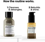L’Oréal Professionnel Serie Expert Absolut Repair Molecular - Набор для повреждённых волос L’Oreal Professionnel Serie Expert Absolut Repair Molecular с шампунем и маслом, дорожный — фото 4