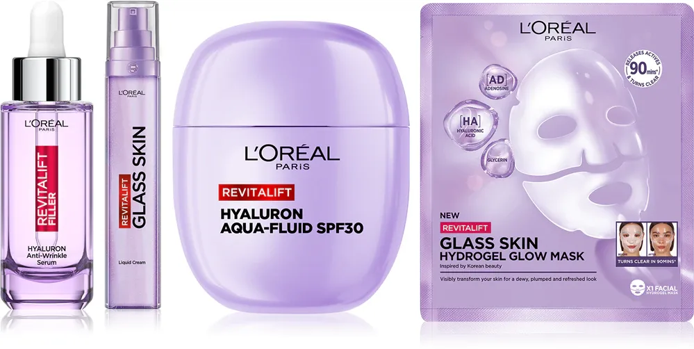 L’Oréal Paris Revitalift - Набор для ухода за лицом L’Oreal Paris Revitalift сыворотка, крем, маска и флюид SPF 30, 4 шт, 4 шт