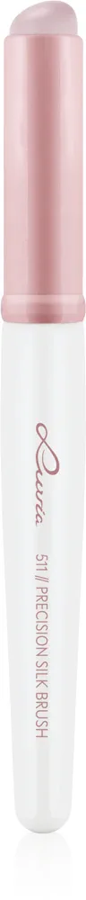 Кисть для макияжа Luvia Cosmetics Precision Silk Brush Candy для губ и теней, для точного нанесения, 1 шт