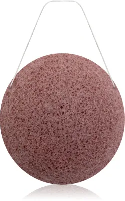 Спонж для очищения лица Luvia Cosmetics Konjac Sponge Red Clay для деликатного пилинга, 3 шт