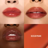 Тинт для губ MAC Cosmetics Lustreglass Stainglass Lip Tint стойкий, с лёгким блеском, 3 мл, оттенок Sizzled Peach — фото 3