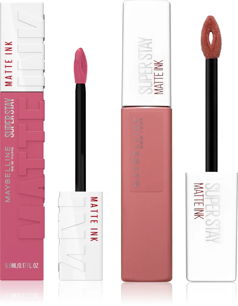 MAYBELLINE NEW YORK SuperStay Matte Ink - Набор матовых помад Maybelline SuperStay Matte Ink жидкие, стойкие, 2 шт, 2 шт