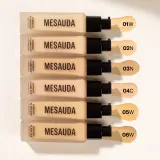 Тональное средство Mesauda Chrono Flawless Foundation с высокой кроющей способностью, 30 мл, оттенок 04C — фото 2