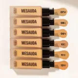 Тональное средство Mesauda Chrono Flawless Foundation с высокой кроющей способностью, 30 мл, оттенок 08C — фото 2