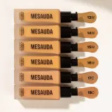 Тональное средство Mesauda Chrono Flawless Foundation с высокой кроющей способностью, 30 мл, оттенок 13W — фото 2