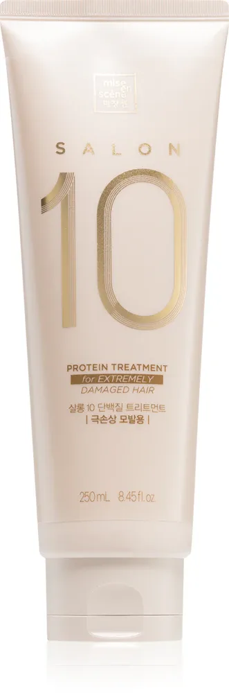 Кондиционер для волос mise en scene Salon 10 Protein Treatment For Extremely Damaged Hair с протеинами и женьшенем, 250 мл